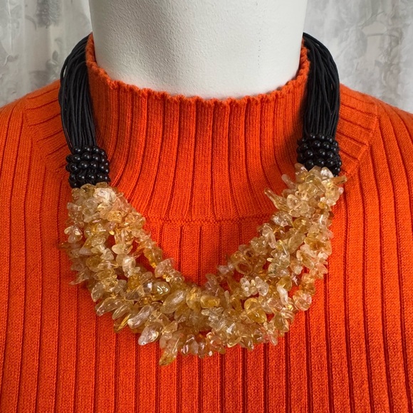 Chunky Boho Beaded Necklaces Chico’s and Kenneth Cole Set of 5 - Picture 4 of 10